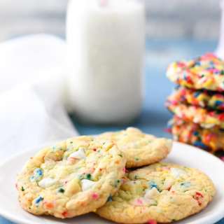 Funfetti Cake Mix Cookies