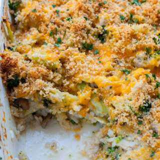 Chicken broccoli rice casserole (from scratch)