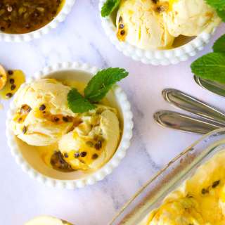 Passion Fruit Ice Cream