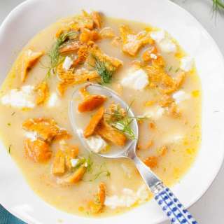 Chanterelle soup