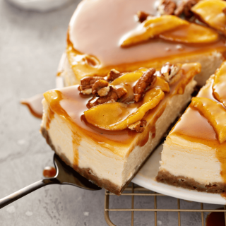 Caramel Apple Cheesecake (Low-Carb/Sugar-Free)