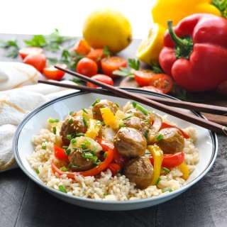 Slow Cooker Chinese Meatballs