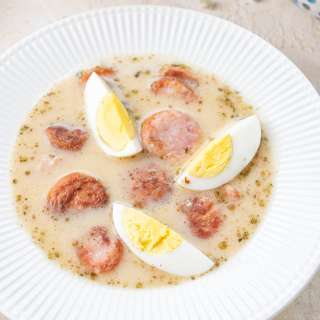 White Borscht (Barszcz Biały - Polish Easter Soup)