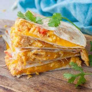 Easy breakfast quesadilla recipe