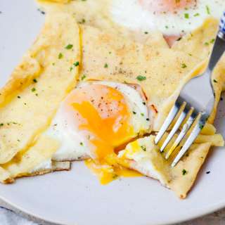 Savory Crepes (with ham, cheese, and eggs)