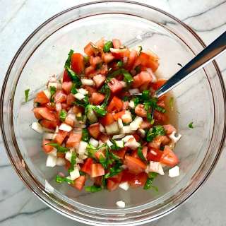 Tomato and Onion Sauce or Salad