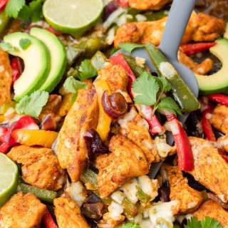 Sheet Pan Chicken Fajitas