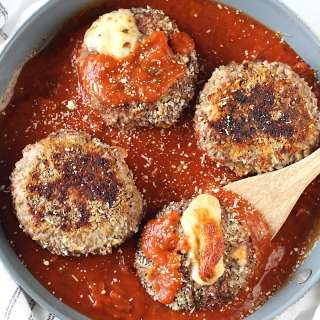 Polpettone ~ Cheese Stuffed Meatballs!