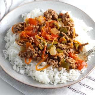 Brazilian Beef Stew with Ground Beef!