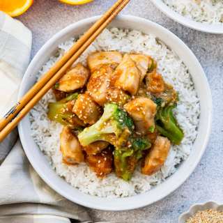 Slow Cooker Orange Chicken and Broccoli