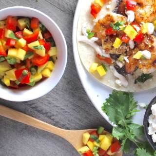 Spicy Mango Salsa ~ or Mild Mango Salsa