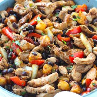 Brazilian Marinated Chicken Stir Fry with Garlic and Ginger