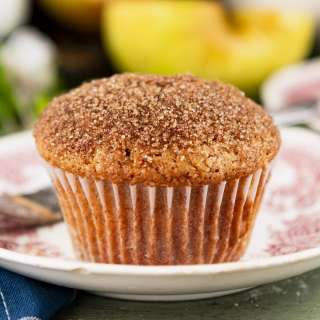 Apple Muffins with Cinnamon Sugar