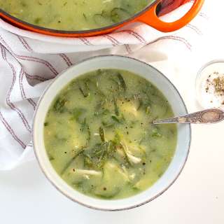 Chicken Kale Soup ~ Caldo Verde com Frango