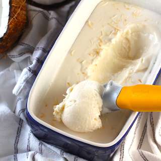 Coconut Ice Cream Recipe without Cream