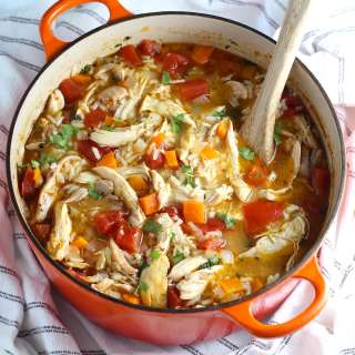 Canja ~ Brazilian Chicken Soup with Rice