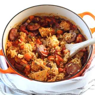 Galinhada ~ Dutch Oven Chicken and Rice