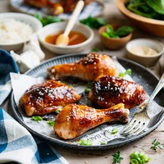 5-Ingredient Sticky Honey Garlic Chicken