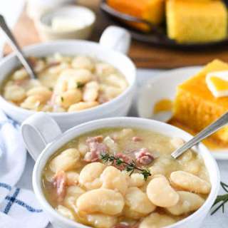 Southern Lima Beans with Ham