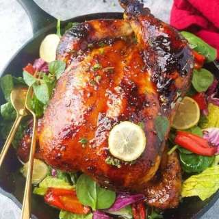 One Skillet Roast Chicken Adobo