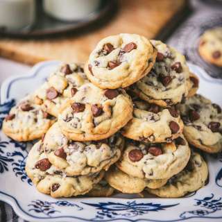 Salted Chocolate Chip Cookies