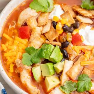 Chicken Tortilla Soup (from scratch!)