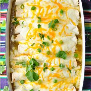 Sour Cream Chicken Enchiladas
