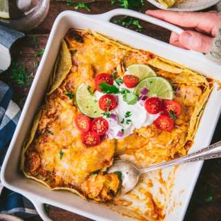 Easy Chicken Enchilada Casserole