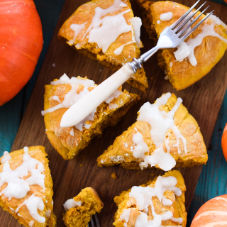 Pumpkin Scones With Yogurt