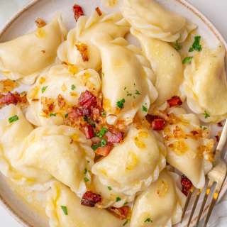 Pierogi Ruskie (Authentic Potato and Cheese Pierogi) + video