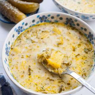 Dill Pickle Soup (Polish Zupa Ogórkowa)