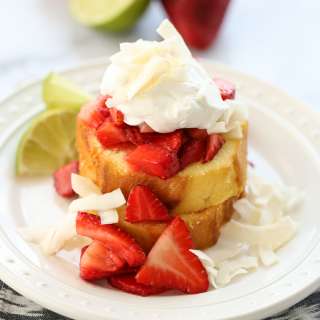 Strawberry-Lime Shortcakes with Coconut Cream