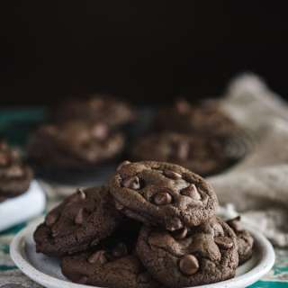 Double Chocolate Chip Cookies