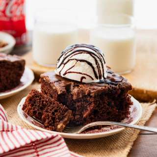 Coca Cola Cake with Cake Mix
