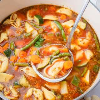 Vegetable Tortellini Soup