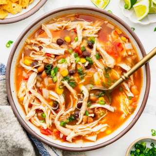 Slow Cooker Chicken Taco Soup