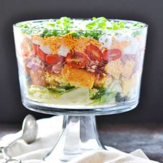 Southern Layered Cornbread Salad