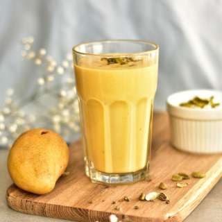 Mango Lassi Recipe - Indian yogurt drink with mango