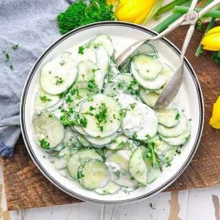 Creamy Cucumber Salad