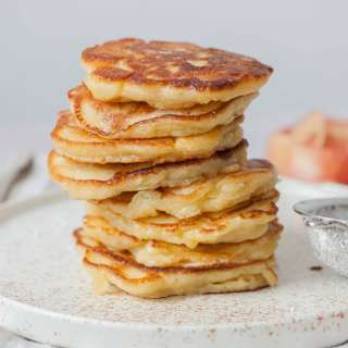 Polish Apple Pancakes (with yeast)