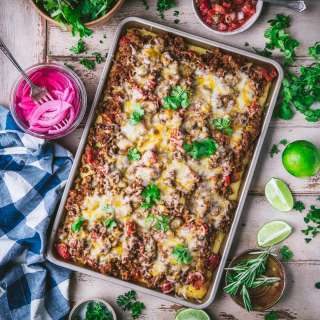 Homemade Mexican Pizza