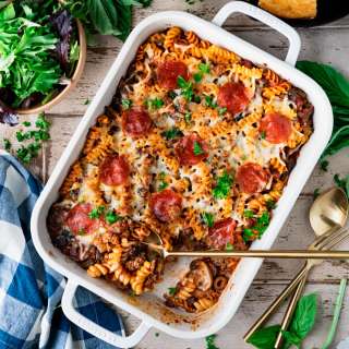Supreme Pizza Casserole