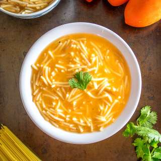 Sopa de Fideo (Mexican Noodle Soup)