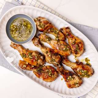 Pollo con Wasakaka [Recipe + Video] Roasted Chicken & Garlic Sauce