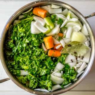 Homemade Vegetable Stock