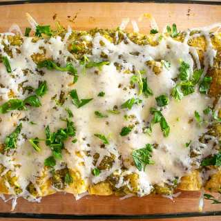 Easy Enchiladas Verdes
