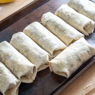Spicy Bean and Egg Burritos