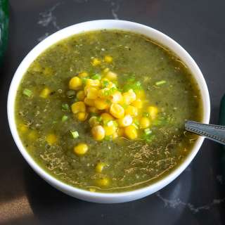 Poblano Corn Soup