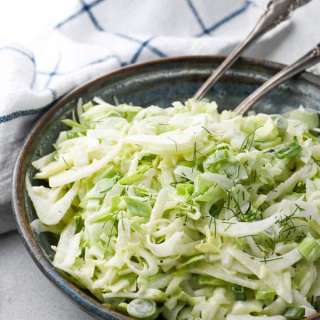 Fennel Salad with Apples and Creamy Apple Cider Dressing