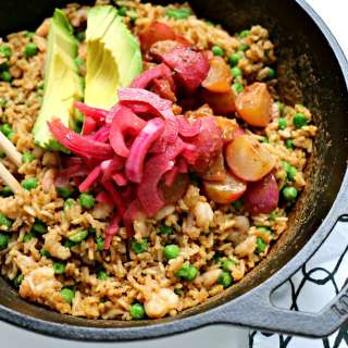 Fried Dashi Rice with Shrimp and Miso-Butter Radishes